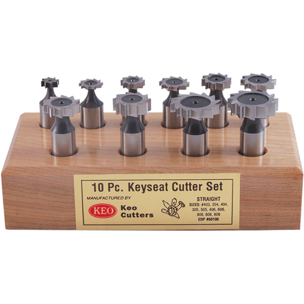 KEO WOODRUFF KSC 10 PIECE SET STR - Specialty Mill & Cutter Sets